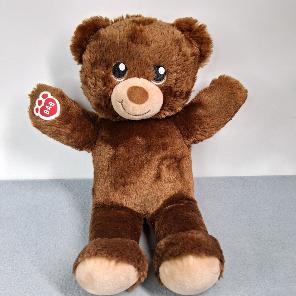 Build-A-Bear Workshop Plush Brown Teddy Bear Toy 16" Stuffed Animal BABW